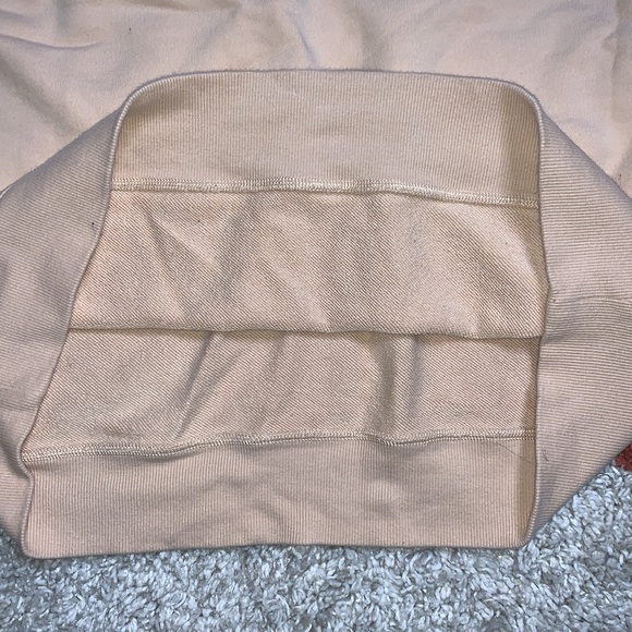 Lululemon- Perfectly Oversized WORDMARK Crewneck- APPROX Sz 8/10- Peachy/Orange - Picture 11 of 16